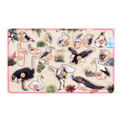 Рамка–вкладка “Птахи”, ТМ Komarovtoys