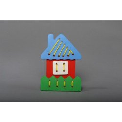 Шнуровка “Будинок”, ТМ Komarovtoys  Шнуровка “Будинок”, ТМ Komarovtoys