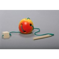 Шнуровка “Яблуко”, ТМ Komarovtoys  Шнуровка “Яблуко”, ТМ Komarovtoys