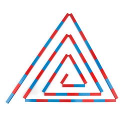 Матеріали М. Монтессорі "Математичні  штанги", ТМ Komarovtoys Матеріали М. Монтессорі "Математичні  штанги", ТМ Komarovtoys