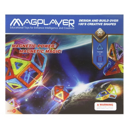 MagPlayer Конструктор магнітний 30 од.
