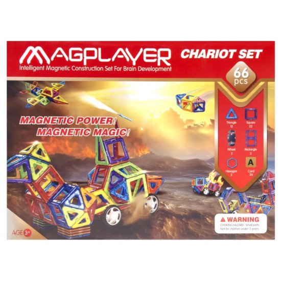 MagPlayer Конструктор магнітний 66 од.