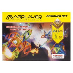 MagPlayer Конструктор магнітний 62 од. MagPlayer Конструктор магнітний 62 од.
