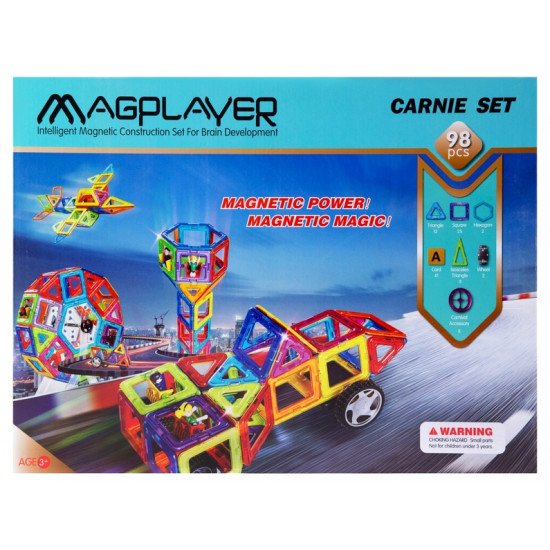 MagPlayer Конструктор магнітний 98 од.