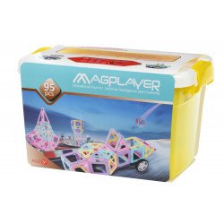 MagPlayer Конструктор магнітний набір бокс 95 ел.