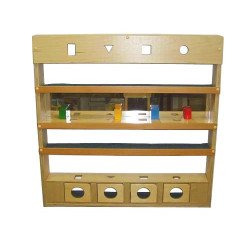 Модуль настенный с объемными телами и зеркалами