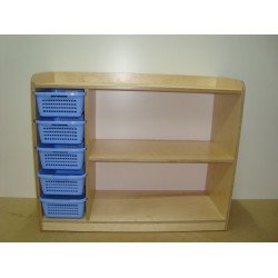 Стеллаж с 3 ящиками 