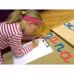 Подвижной алфавит (буквы) украинский / русский (для макетницы монтессори). Пластиковый