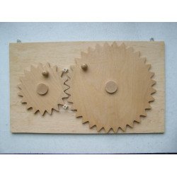 Модуль шестерня (зубчасті колеса) настінний. Монтессорі матеріал