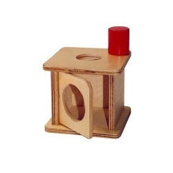 Коробочка-сортер з відкидними дверцятами-циліндр