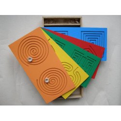 Модуль (лабіринти) для розвитку двох рук Монтессорі
