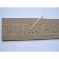 Тренажер Цифри 0-9 великі