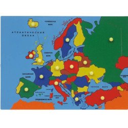 Мапа пазл. Європа.