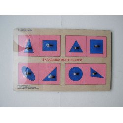 Геометрична рамка Монтессорі, 8 фігур – 1 рівень