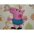 Игрушка мягкая Джордж из Мультика Свинка Пеппа Пиг Peppa Pig