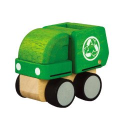 Дерев'яна іграшка Міні-сміттєвоз, TM Plan Toys Дерев'яна іграшка Міні-сміттєвоз, TM Plan Toys