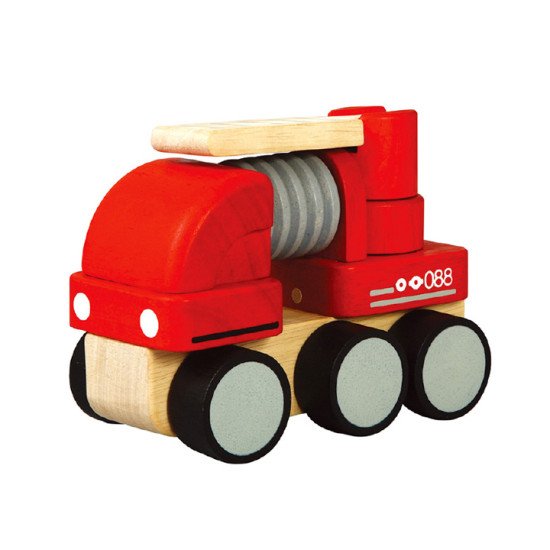 Деревянная игрушка Пожарная мини-машина, TM Plan Toys