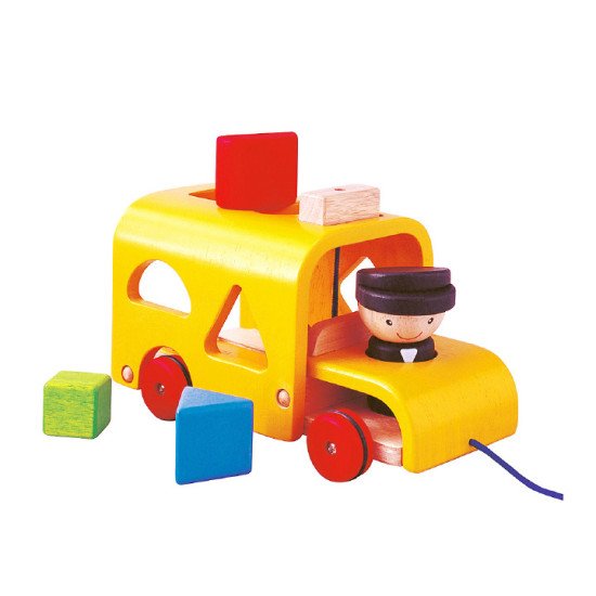 Деревянная игрушка Автобус-сортер, TM Plan Toys