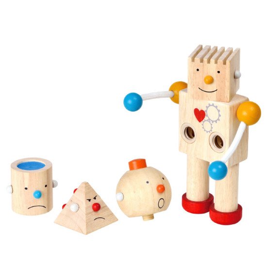 Деревянная игрушка Конструктор робот, TM Plan Toys