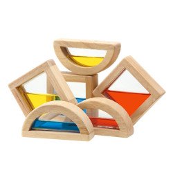 Дерев'яна іграшка Блоки з водою, TM Plan Toys Дерев'яна іграшка Блоки з водою, TM Plan Toys