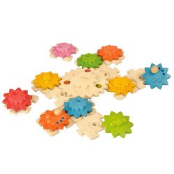Деревянная игрушка Шестерни и пазлы-де люкс, TM Plan Toys Деревянная игрушка Шестерни и пазлы-де люкс, TM Plan Toys
