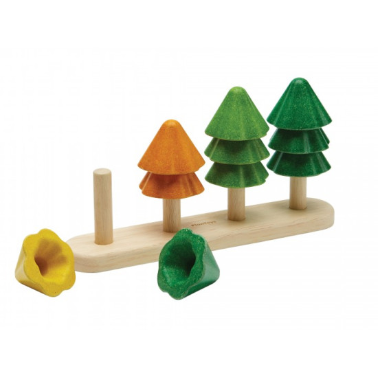 Дерев'яна іграшка Сортуй та рахуй дерева, TM Plan Toys