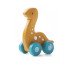 Дерев'яна іграшка Диплодок на колесах, TM Plan Toys