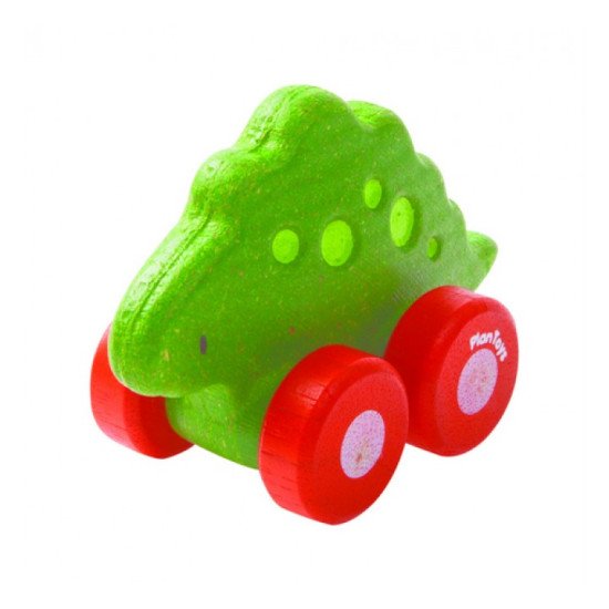Деревянная игрушка Стегозавр на колёсиках, TM Plan Toys