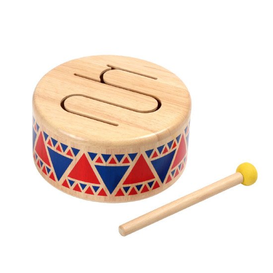 Деревянная музыкальная игрушка Барабан,TM Plan Toys