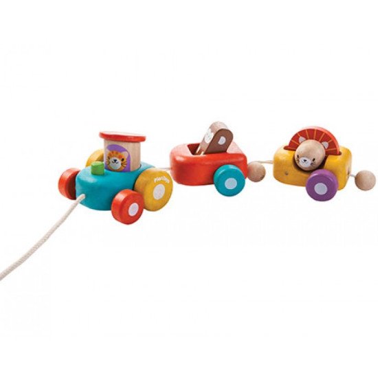 Деревянная игрушка-каталка Счастливый паровозик,TM Plan Toys