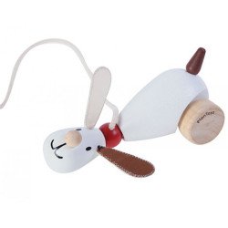 Деревянная игрушка-каталка Щенок, который сидит и ходит , ТМ PLAN TOYS