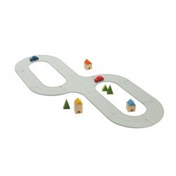 Автомобільна дорога та залізниця - гума, ТМ PLAN TOYS Автомобільна дорога та залізниця - гума, ТМ PLAN TOYS