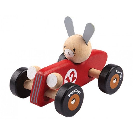 Деревянная игрушка Кролик-гонщик, TM Plan Toys