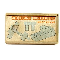 Іграшка за методикою нікітіних "цеглинки", ТМ Розумний Лис Іграшка за методикою нікітіних "цеглинки", ТМ Розумний Лис