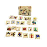 Дерев'яна іграшка половинки асоціації професії, ТМ Розумний Лис