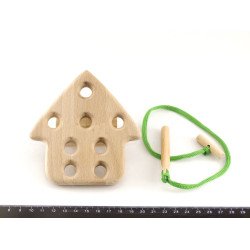 Шнурівка будиночок натуральний, ТМ Розумний Лис Шнурівка будиночок натуральний, ТМ Розумний Лис