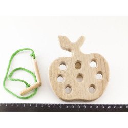 Шнурівка яблуко натуральне, ТМ Розумний Лис Шнурівка яблуко натуральне, ТМ Розумний Лис