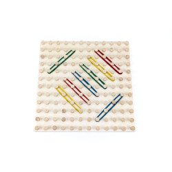 Математичний планшет геоборд "фантазуємо з резиночками" 12*12, ТМ Розумний Лис Математичний планшет геоборд "фантазуємо з резиночками" 12*12, ТМ Розумний Лис