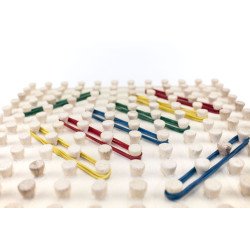 Математичний планшет геоборд "фантазуємо з резиночками" 12*12, ТМ Розумний Лис Математичний планшет геоборд "фантазуємо з резиночками" 12*12, ТМ Розумний Лис