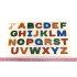 Дерев'яна іграшка дощечка вкладки англійський алфавіт, ТМ Розумний Лис