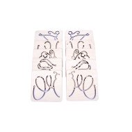 Змінні вкладиші міжпівкульні трафарети "Дві руки" 3-й рівень без планшета, ТМ Розумний Лис