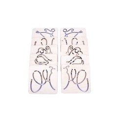 Змінні вкладиші міжпівкульні трафарети "Дві руки" 3-й рівень без планшета, ТМ Розумний Лис Змінні вкладиші міжпівкульні трафарети "Дві руки" 3-й рівень без планшета, ТМ Розумний Лис