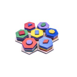 Пірамідка-сортер "Соті", ТМ Розумний Лис Пірамідка-сортер "Соті", ТМ Розумний Лис