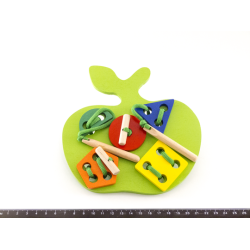 Шнурівка яблуко фарбоване, ТМ Розумний Лис