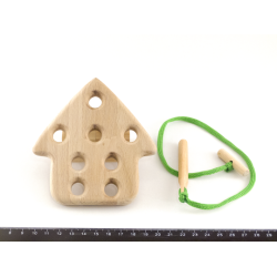 Шнурівка будиночок натуральний, ТМ Розумний Лис
