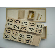 Дошки Сегена десятки, комплект 2 дошки з бусинками в коробці