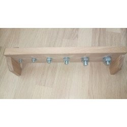 Брусок з болтами для накручування (6шт), горизонтальний