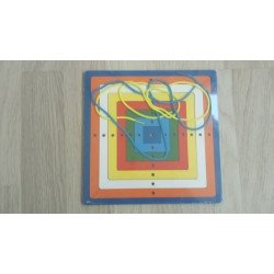 Игры головоломки Шнуровка Паутинка квадрат, Украина