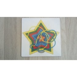 Игры головоломки Шнуровка Паутинка звезда, Украина