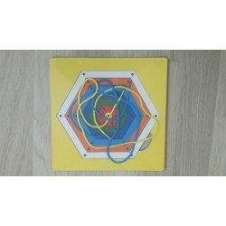 Игры головоломки, Шнуровка Радужная Паутинка 6-тиугольник, Украина